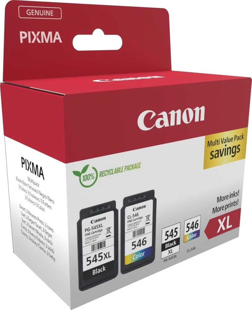 Originalus „Canon“ rašalas / kasetė PG-545XL/CL-546XL PHOTO VALUE, 8286B012, CMYK