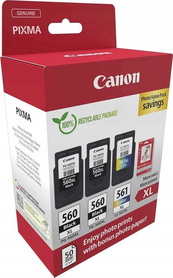 CANON PG-560XLx2 / CL-561XL rašalo kasetė PVP
