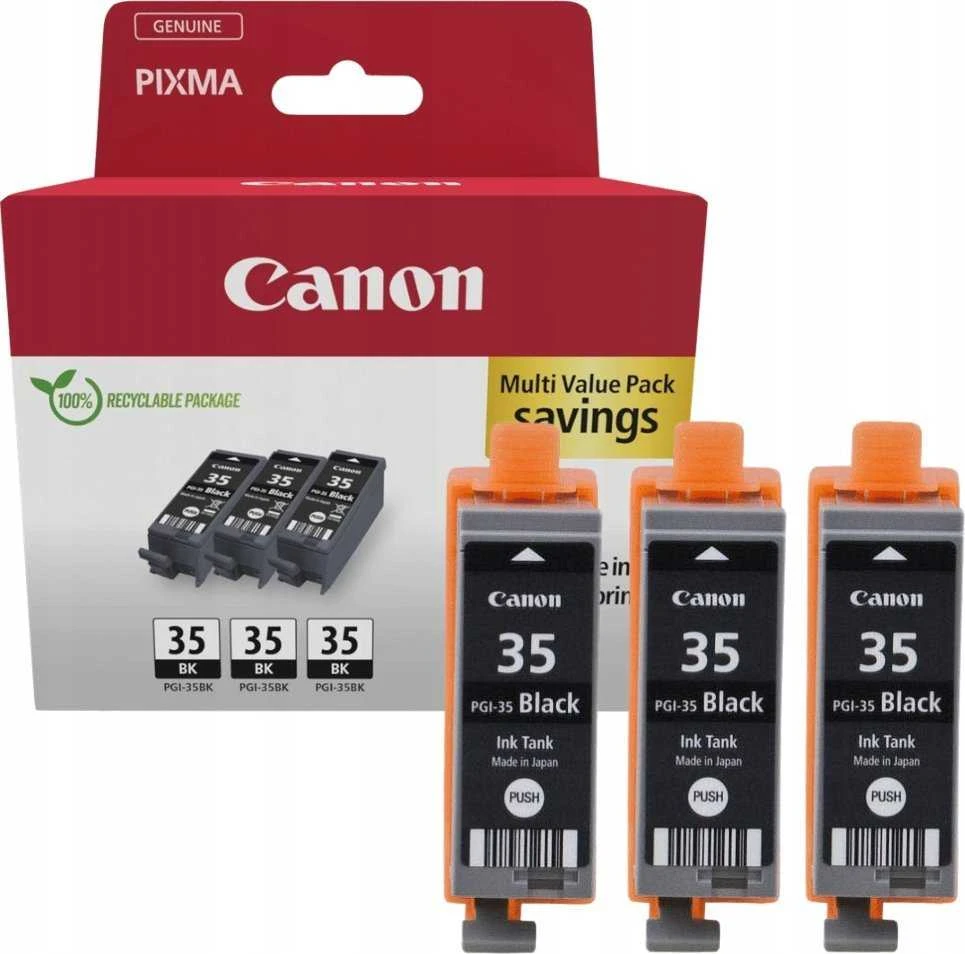 CANON PGI-35 rašalo kasetė BK TRIPLE
