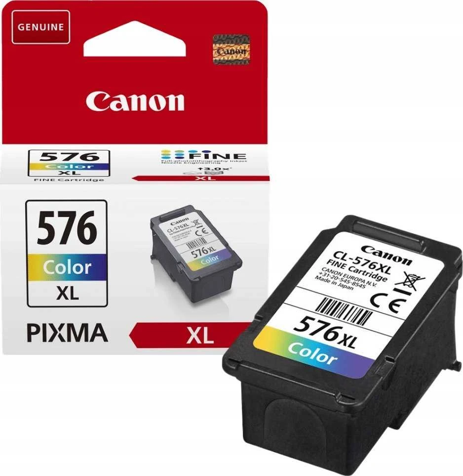 Canon CL-576XL (5441C001) Rašalinė kasetė, Žydra, Purpurinė, Geltona