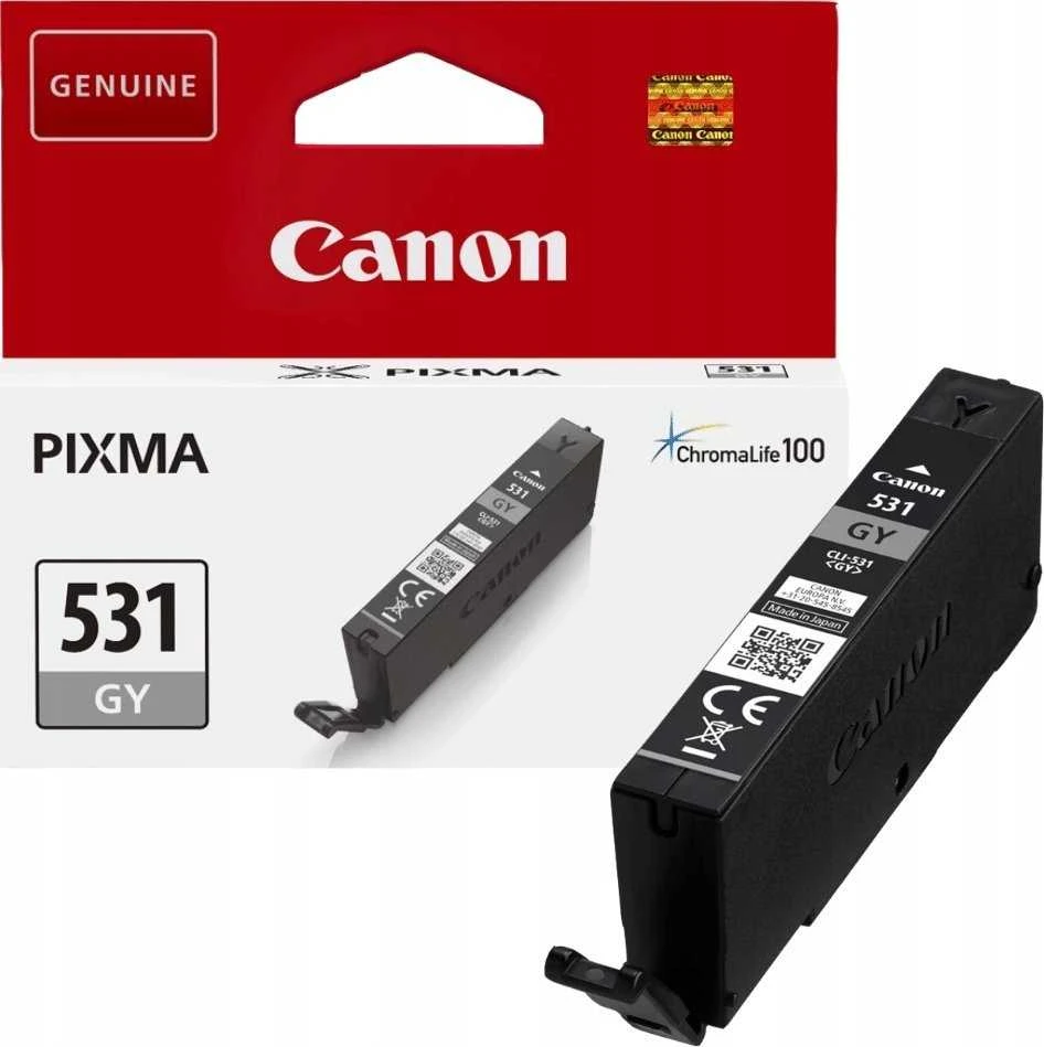 Canon CLI-531GY (6122C001) Rašalinė kasetė, Pilka