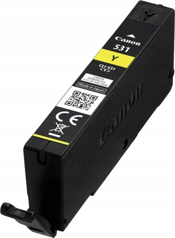 Canon CLI-531Y (6121C001) Rašalinė kasetė, Geltona