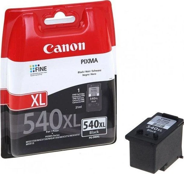 Canon PG-540XL rašalo kasetė, Juodas