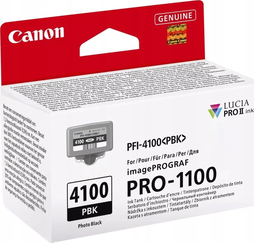 Canon LUCIA PRO II rašalo kasetė 1 vnt Originalus Standartinė išeiga Foto juoda