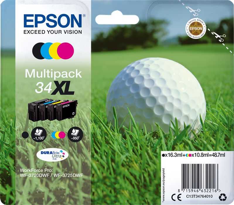 Epson 34XL rašalas (cmyk)