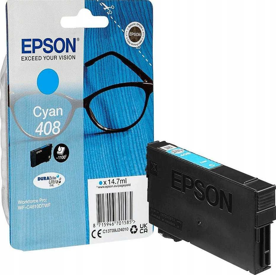 Epson DURABrite Ultra 408L | Rašalo kasetė | Žydra spalva