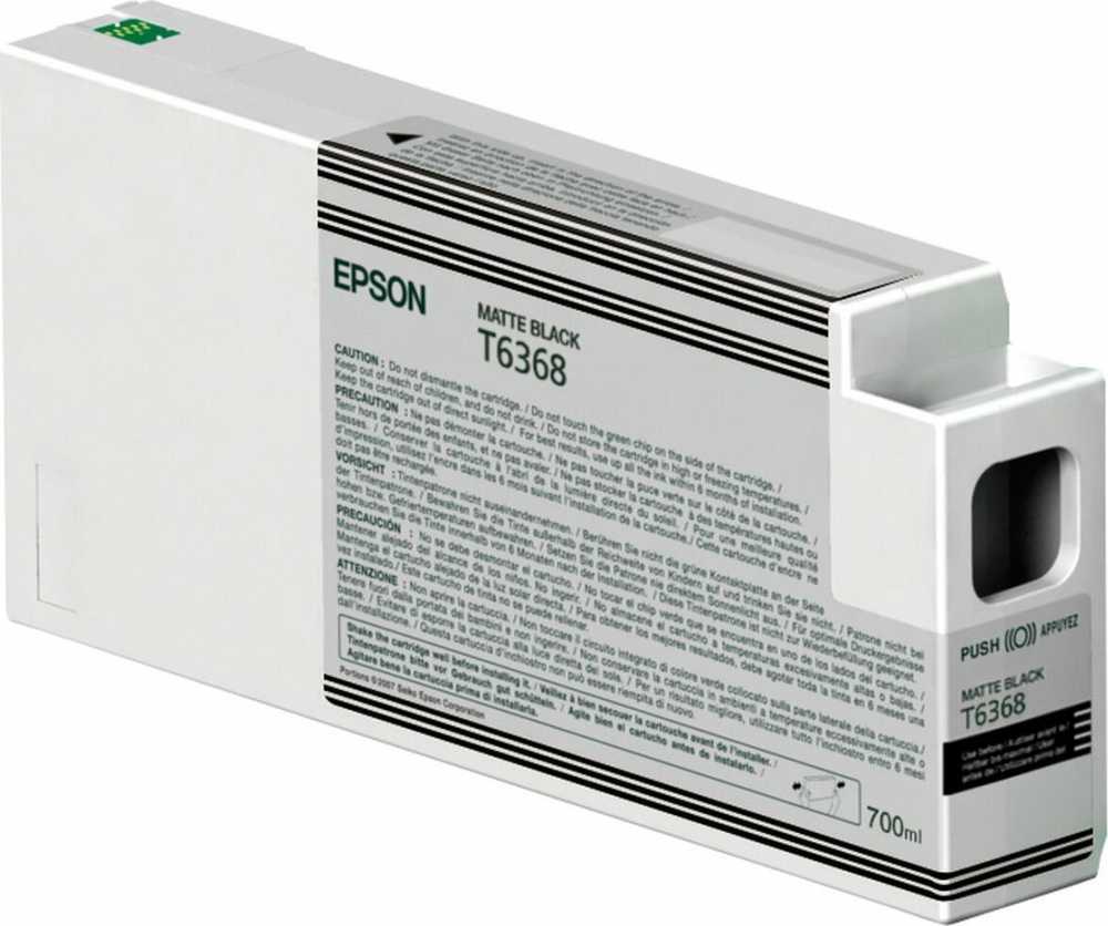 Tusz Epson Oryginalny Kasetė Atramentowy T63680N ULTRA Juodas