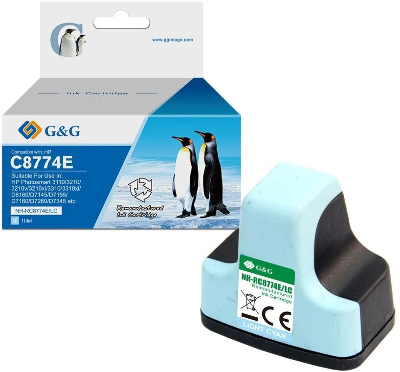 Tusz G&G 15120 rašalo kasetė 1 vnt. Atitikmuo Šviesiai žydra