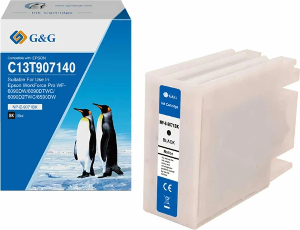 G&G kompatybilny ink / tusz su C13T907140, NP-E-9071BK, juodas