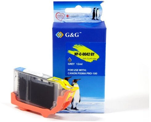 G&G rašalo kasetė, suderinama su Canon CLI-42GY/ 6390B001 (10284), rašalas