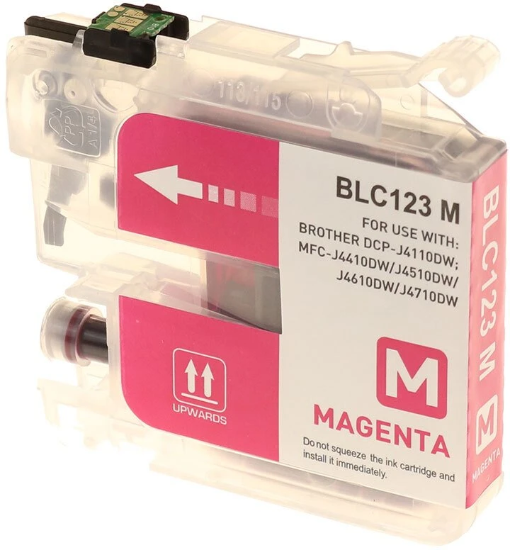 G&G kompatybilny ink / tusz su LC-123M, NP-B-0123XLM, magenta, 600s