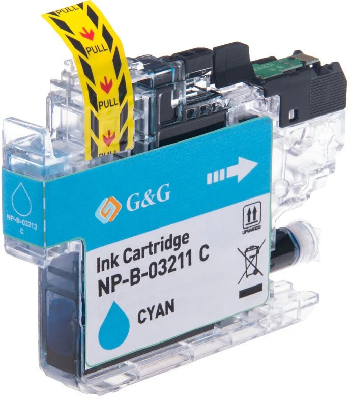 G&G rašalas, suderinamas su Brother LC-3211C Cyan (14917)