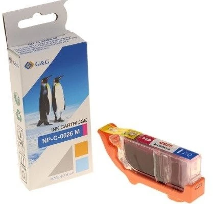 G&G kompatybilny ink / tusz su CLI526M, NP-C-0526M, 4542B001, magenta, 8.4ml