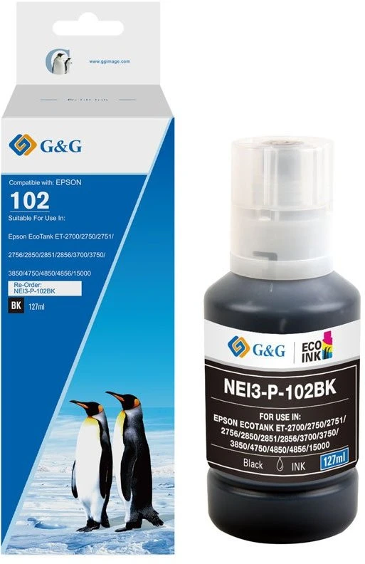 Dažų kasetė G&G NPR-E102BK(PG) Pakaitalas