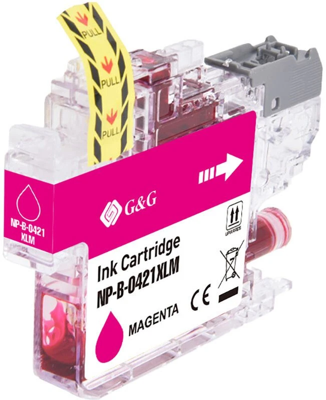 Tusz G&G Tusz kompatybilny su Brother LC421XLM (500 stron) Magenta