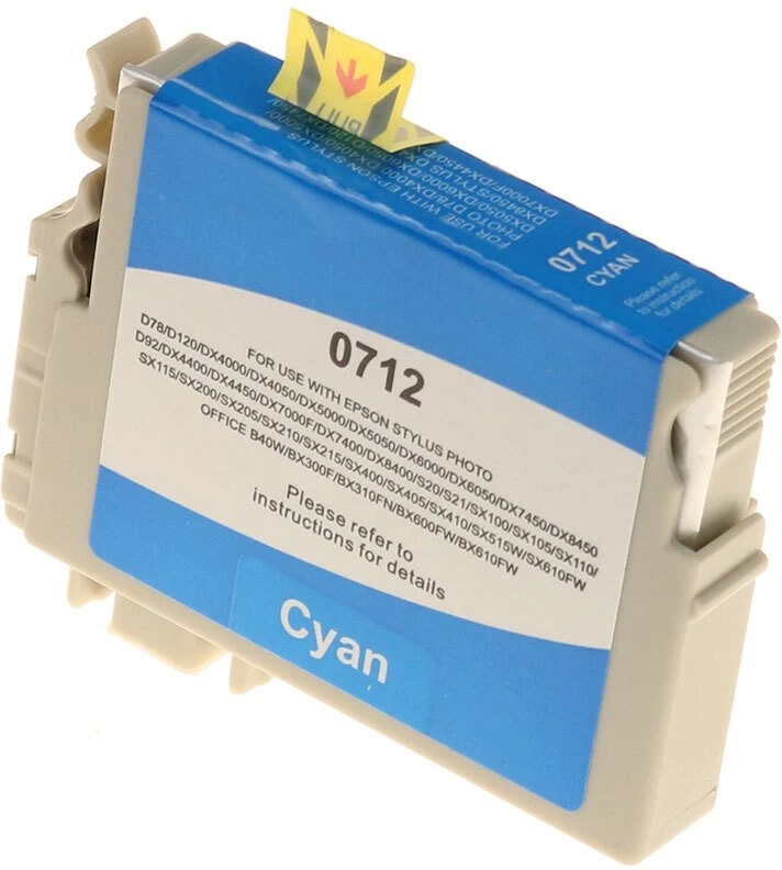 Suderinamas rašalas su „G&G Ink“, skirtas „Epson T0712“ / „C13T07124012“ (3545) spausdintuvams