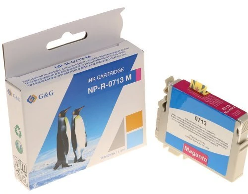 Suderinamas rašalas „G&G Ink“, skirtas „Epson T0713“ / „C13T07134012“