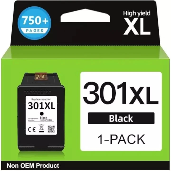 Aukštos kokybės rašalo kasetės, skirtos HP 301XL BKxC 2er rinkiniui, G&G