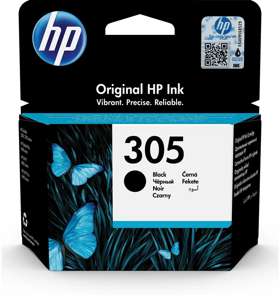 Tusz HP 305 Juodas Original Ink Cartridge (3YM61AE#LS1)