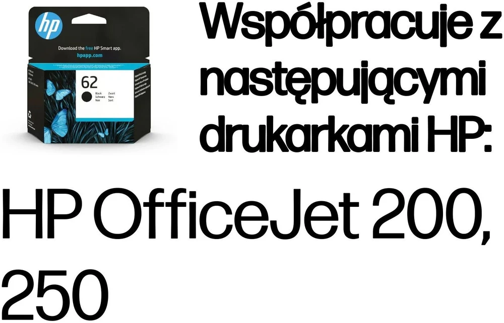 Tusz HP 62 Juodas Original Ink