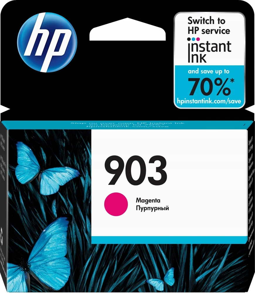 Hewlett Packard (HP) Instant HP 903 Magenta T6L91AE momentinis rašalas