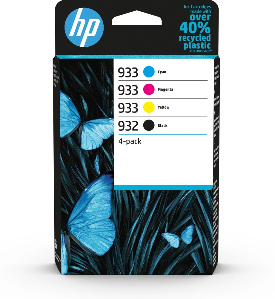 Multipack Originalus HP rašalas / kasetė 6ZC71AE, HP 932/933, CMYK, kelių pakuočių pakuotė