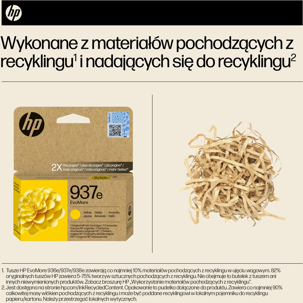 Rašalo kasetė HP 4S6W8NE, geltona, 1650 puslapių, HP OfficeJet Pro 9120e, 9130e, 9720, 9730, HP OfficeJet Pro 9110b spausdintuvas, HP OfficeJet Pro 9120b daugiafunkcis spausdintuvas, HP OfficeJet Pro 9130b daugiafunkcis spausdintuvas
