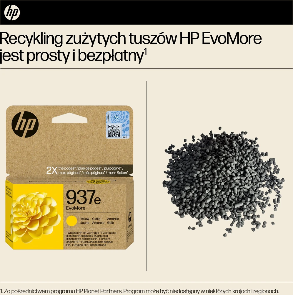 Rašalo kasetė HP 4S6W8NE, geltona, 1650 puslapių, HP OfficeJet Pro 9120e, 9130e, 9720, 9730, HP OfficeJet Pro 9110b spausdintuvas, HP OfficeJet Pro 9120b daugiafunkcis spausdintuvas, HP OfficeJet Pro 9130b daugiafunkcis spausdintuvas