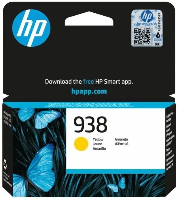 HP oryginalny ink / tusz 4S6X7PE, HP 938, yellow, 800s