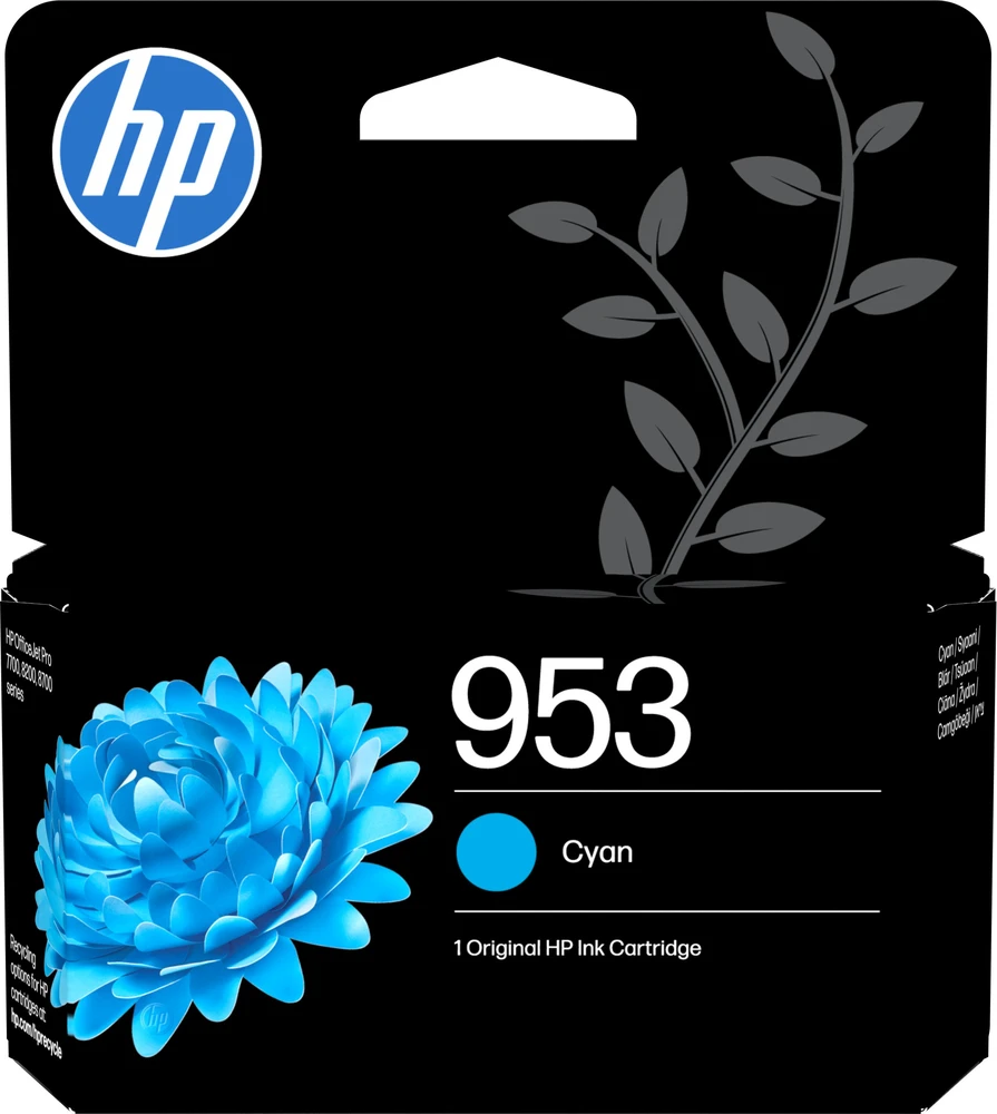 HP 953 mėlynas F6U12AE Instant Ink
