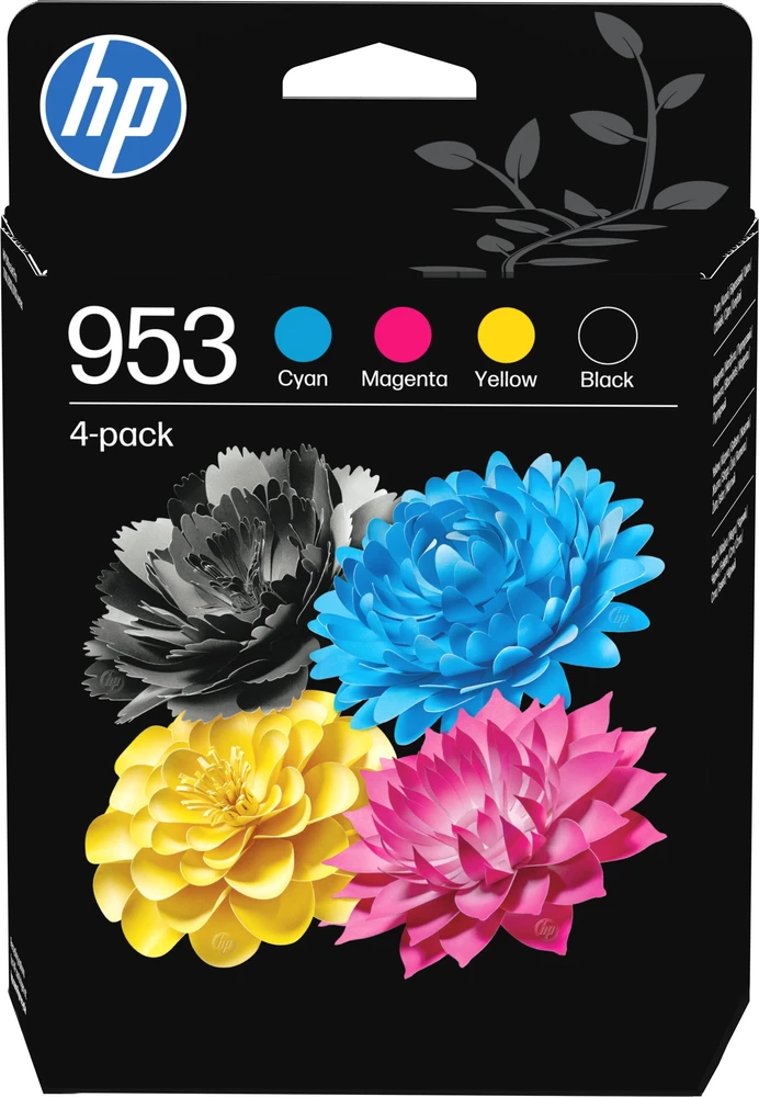 Hewlett Packard (HP) HP 953 CMYK rašalo kasečių rinkinys 6ZC69AE Instant Ink