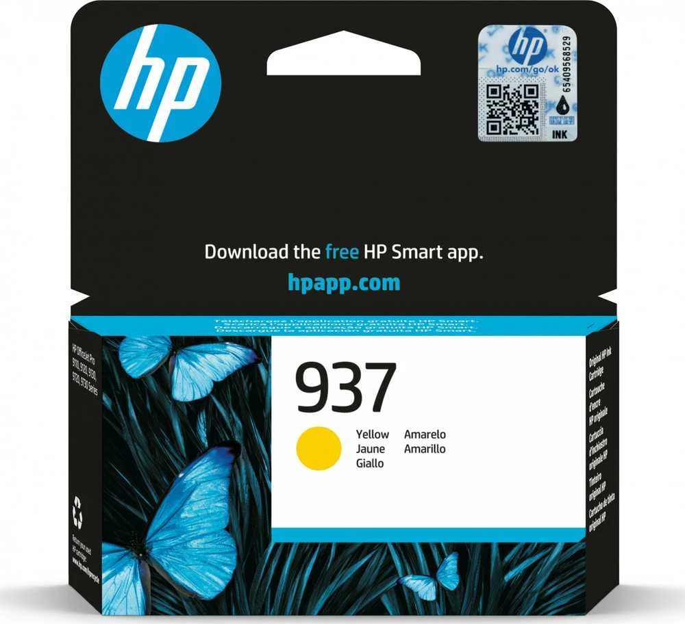 HP No. 937 geltona Instant Ink