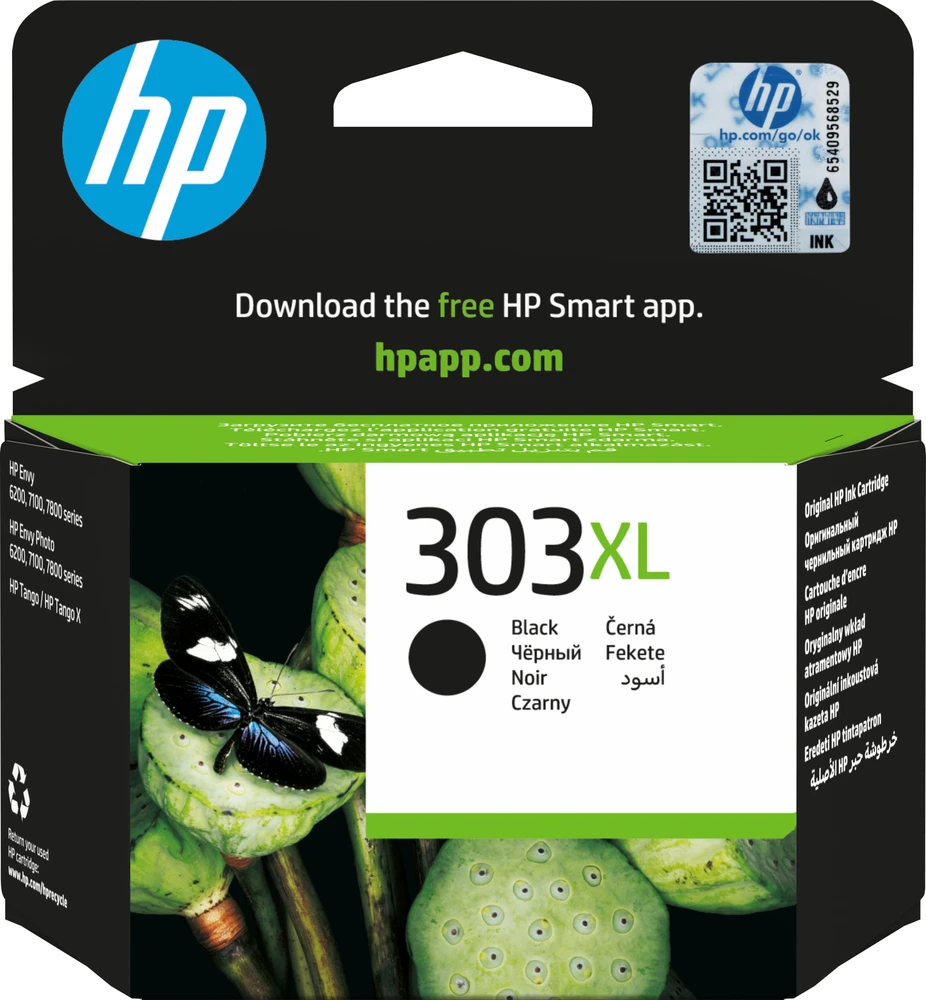 Hewlett Packard (HP) HP 303 XL juoda T6N04AE Instant Ink