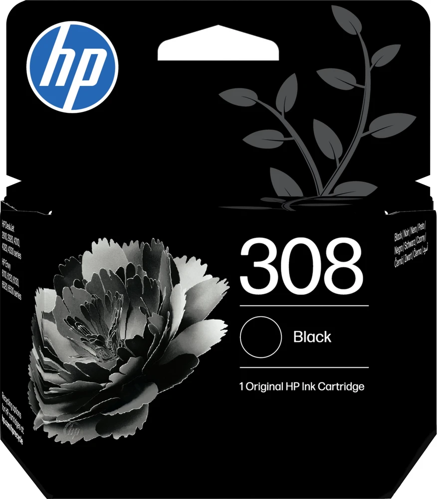 HP 308 juoda 7FP21UE