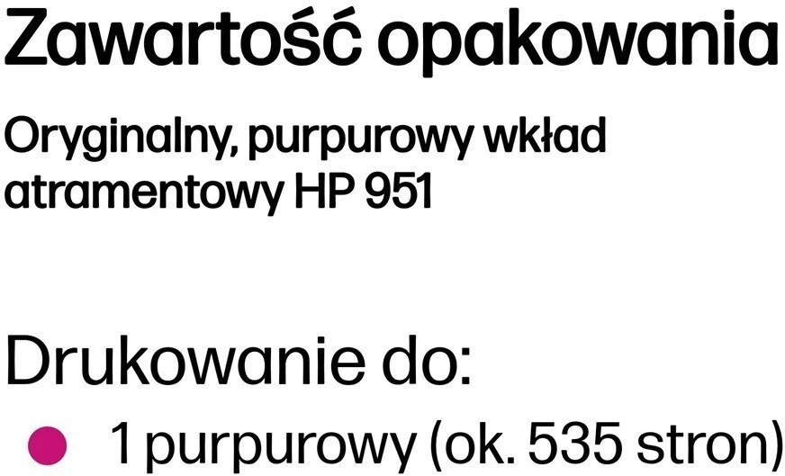 Carruzzo Originali HP 951 Magenta rašalo kasetė