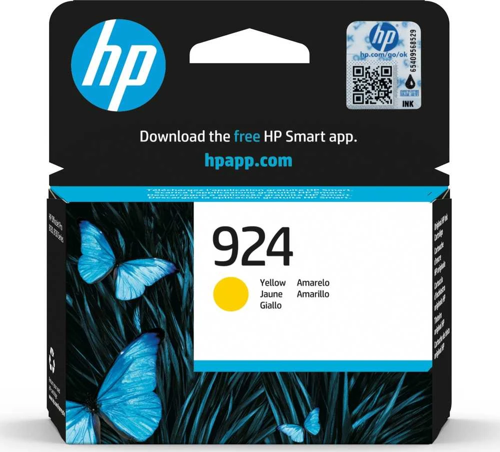 HP 924 geltona