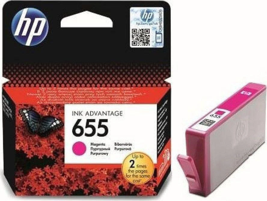 Hewlett Packard (HP) HP Nr.655 (CZ111AE), purpurinė kasetė