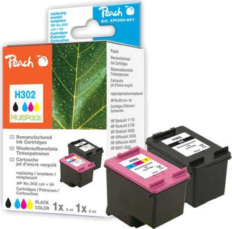 Peach rašalo kasetė „SparPack HP“ Nr. 302 spausdinimo galvutė – PI300-657