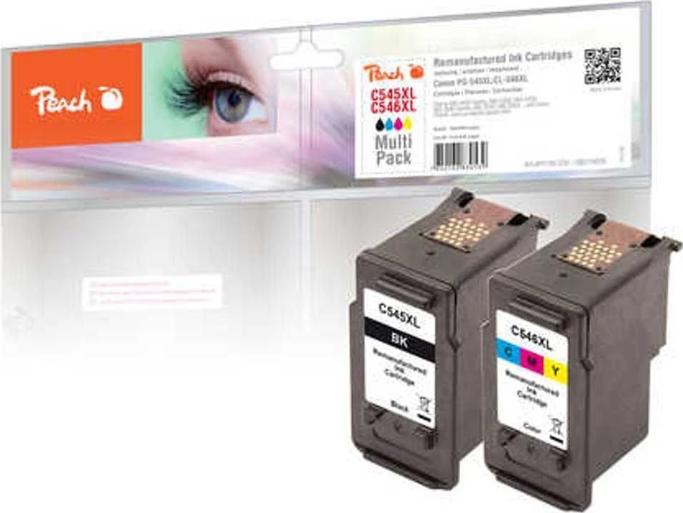 Peach Patrone Canon PG-545XLBK MultiPack REM,KOM