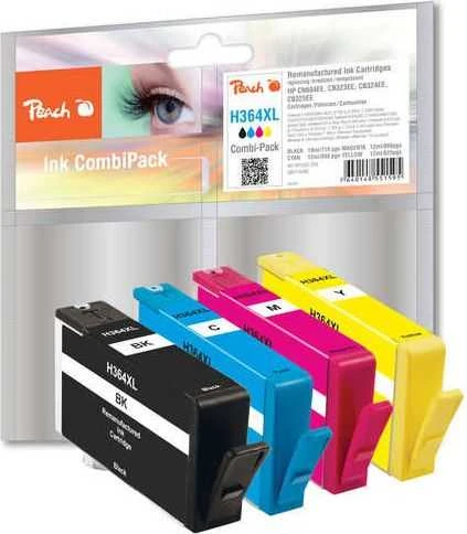 Peach ink PI300-295 / CN684EE Nr. 364XL (cianas, rausva, geltona, juoda)