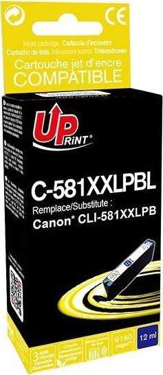 Mėlyna UPrint suderinamas rašalas / rašalas su CLI-581PB XXL, C-581XXLPBL, mėlyna nuotrauka, 12 ml, labai didelės talpos