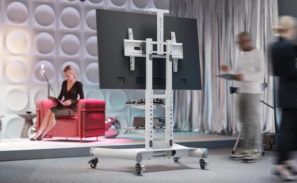 Laikiklis TV SET ACC MOBILE STAND/40-70"/Baltas TS1552-W ONKRON
