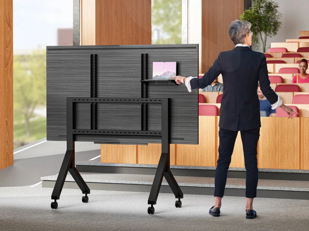 Laikiklis ONKRON TS2081-B Mobile Stand for 70‘-110’ TVs, max 125 kg, juodas
