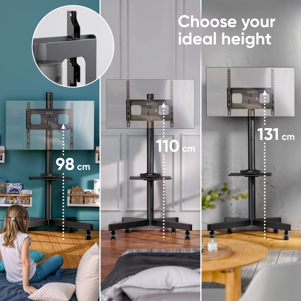 Laikiklis TV SET ACC ADJUSTABLE STAND/26-65" Juodas TS1137-B ONKRON