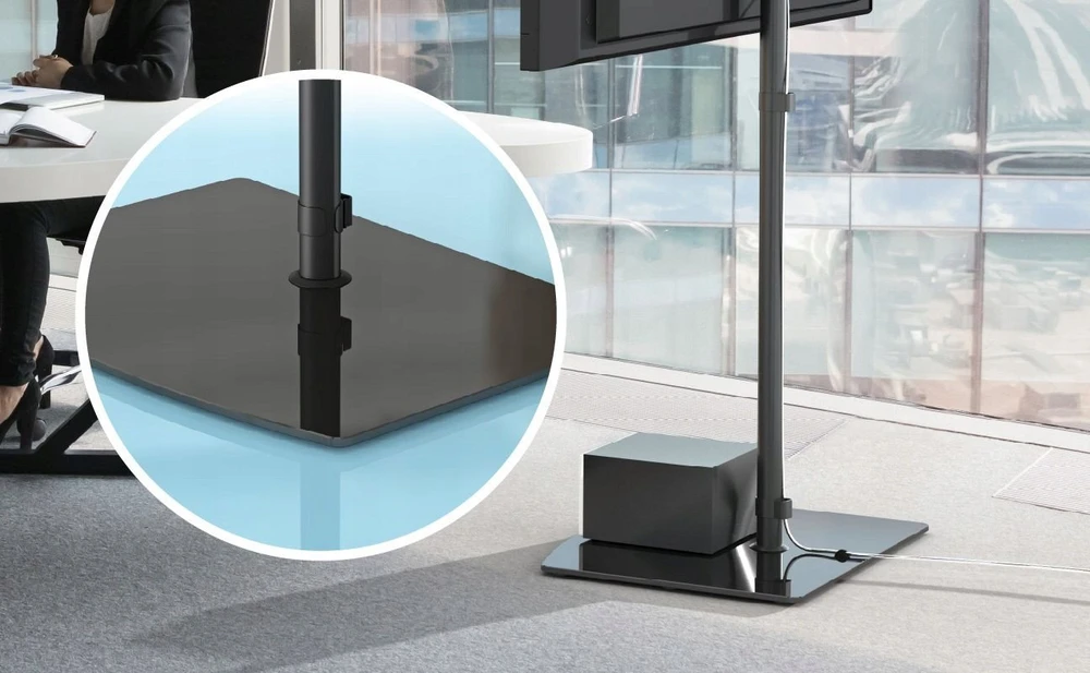 Laikiklis TV PRIEDŲ GRINDŲ STOVAS / 30-60" / Juodas TS5065-B ONKRON TS5065-B (4262392440031)
