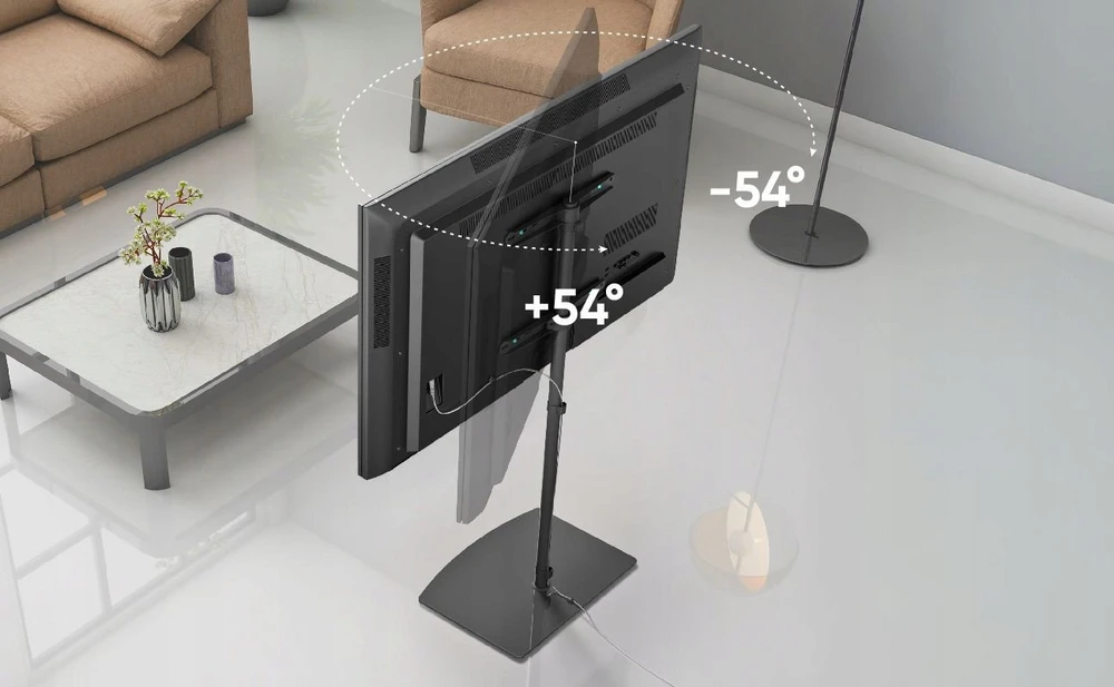 Laikiklis TV PRIEDŲ GRINDŲ STOVAS / 30-60" / Juodas TS5065-B ONKRON TS5065-B (4262392440031)