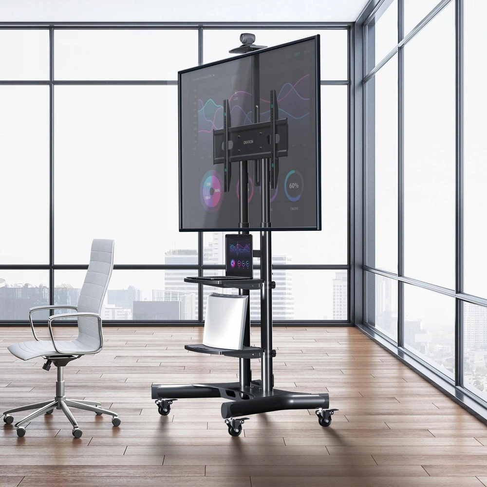 Laikiklis TV SET ACC MOTOR. MOBILE STAND/50-86" Juodas TS1881E-B ONKRON