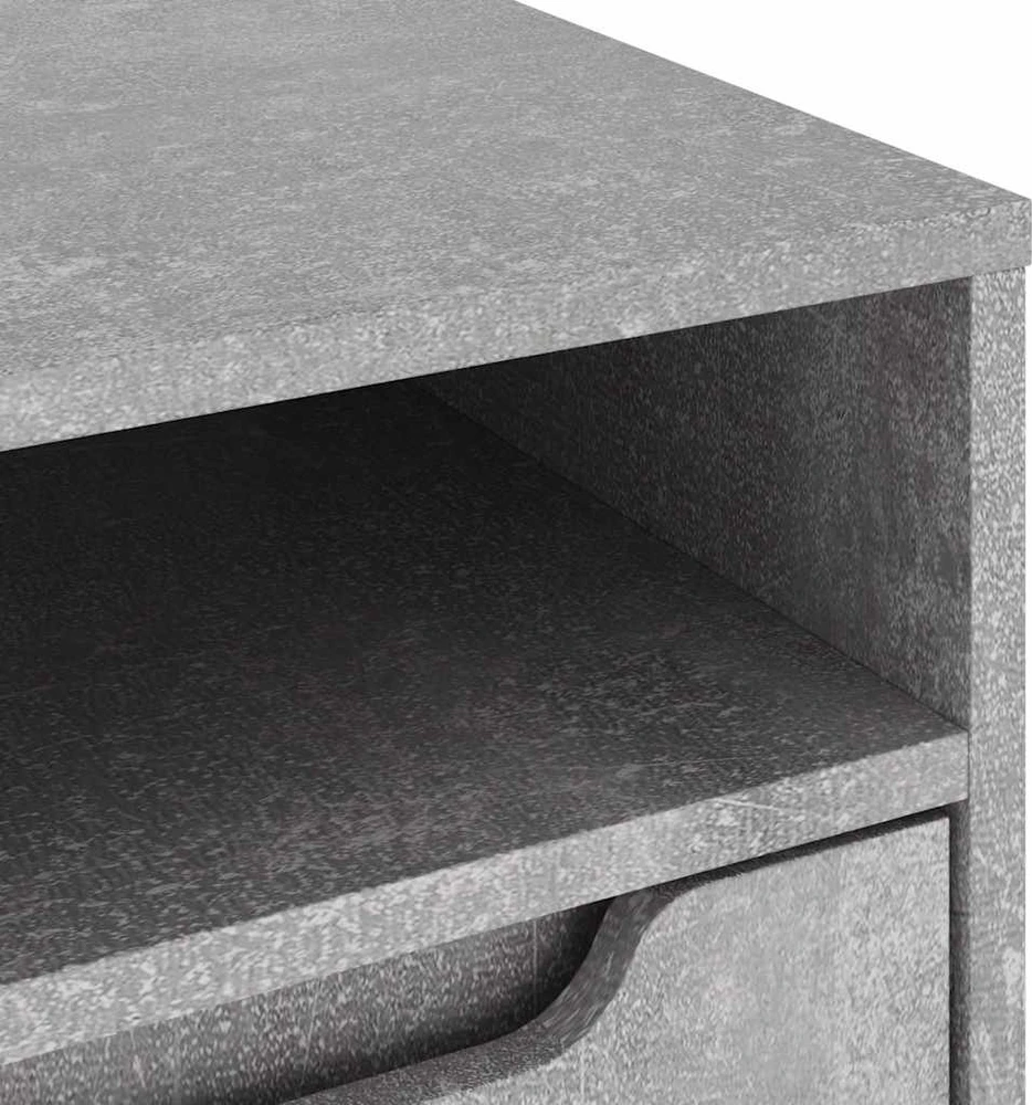 TV staliukas televizoriaus spintelė VISNES Betoninė pilka 100x40x38 cm