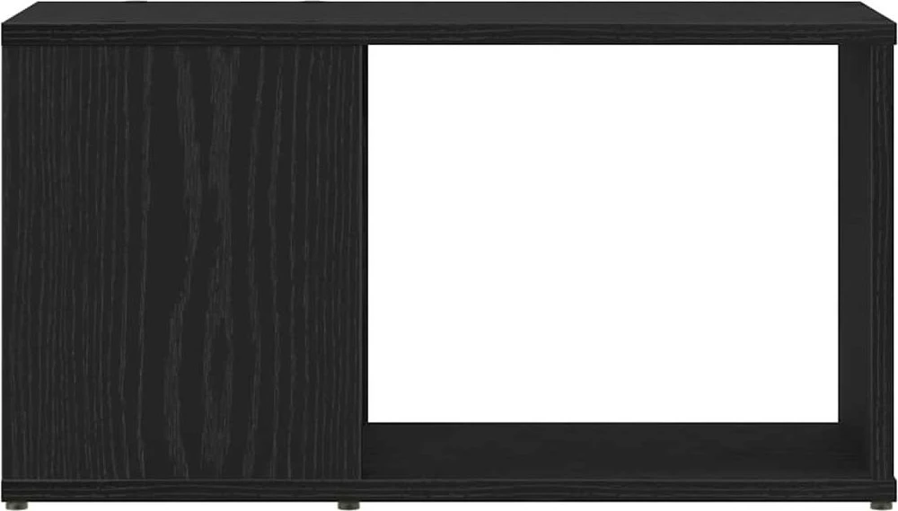 TV staliukas TV spintelė, juodo ąžuolo spalvos, 60x24x32 cm, inžinerinė mediena