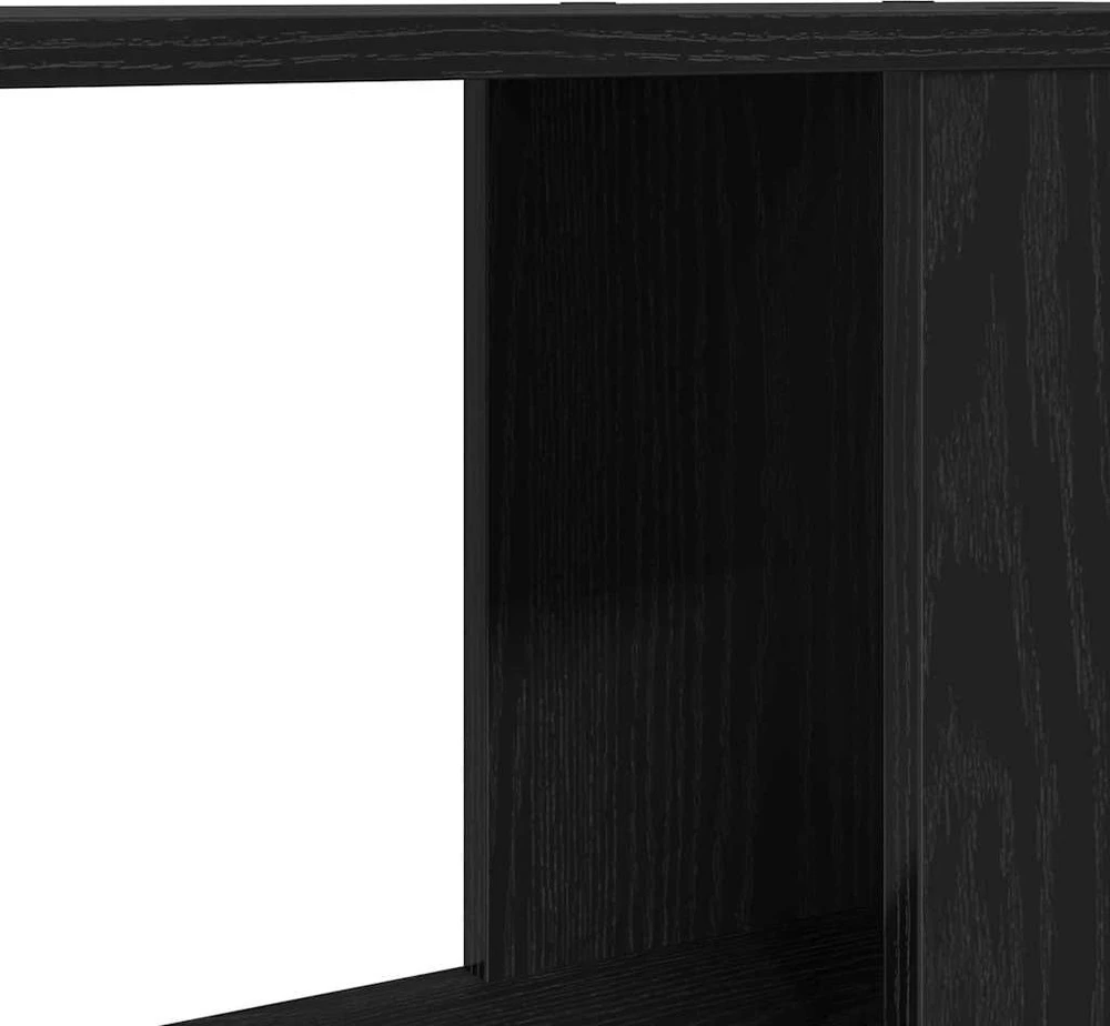 TV staliukas TV spintelė, juodo ąžuolo spalvos, 60x24x32 cm, inžinerinė mediena
